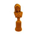 thumbnail image 2 of Estatua de María Macarena estatua de la virgen maría Decoración de exhibición de Navidad naranja, 2 of 8