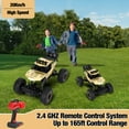 thumbnail image 2 of Wisairt 1:12 Large RC Cars, 4WD Large Remote Control Monster Truck 2.4 GHz Alloy RC Cars for Kids Adults Aged 6 + Birthday Gifts (Gold), 2 of 11