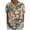 #2_Multicolor, variant on Clean Summer Linen Tops for Women Retro Printed Tee Shirts Plus Size Short Sleeve Tees Pullover Sweater Blouses Collared Shirt Relaxed Fit T-Shirt Going Out Blouse