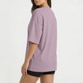thumbnail image 4 of Gingprous Womens Oversized Tshirt Short Sleeve Crew Neck Tee Shirt Casual Workout T Shirt, 4 of 8