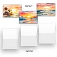 thumbnail image 4 of Watercolor Beach Sunset All-Occasion Blank Note Greeting Cards | 20 Pack Assortment Bulk Variety Set (4x6), 4 of 6