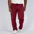 thumbnail image 2 of 3 Pack  Men‘s Active Athletic Casual Tricot Open Bottom Sweatpants with Pockets (Available In Big & Tall), 2 of 6