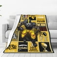 thumbnail image 3 of Football Blanket American Football Sport Team Throw Blanket Soft Flannel Plush Football Style Blanket Gift for Men Women Boys Kids Football Lovers Fan Gifts for Sofa Bed Couch Decor 50"X40", 3 of 5
