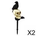 thumbnail image 1 of 2x Solar Powered Garden Lamp Waterproof for Patio Style Macarena Lámpara al aire libre, 1 of 8