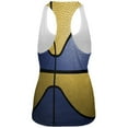 thumbnail image 2 of Championship Basketball Royal Blue and Yellow All Over Womens Work Out Tank Top Multi MD, 2 of 2