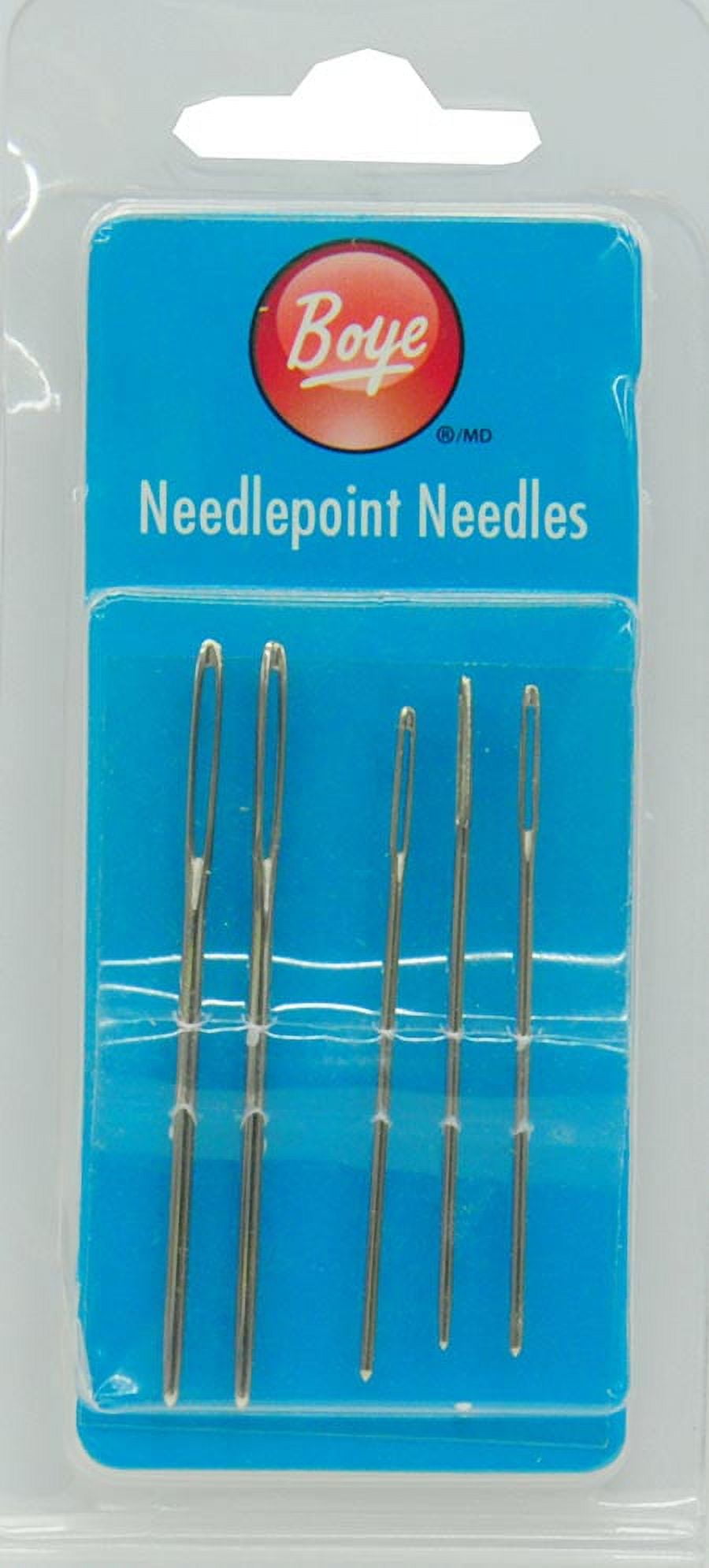 (3 pack) Boye 5 Piece, 16 in and 20 in Needlepoint Needles