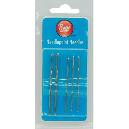 Boye 5 Piece, 16 in and 20 in Needlepoint Needles