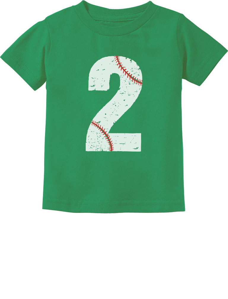 2nd Birthday Gift for Two Year Old Baseball Toddler/Kids Sweatshirt TeeStars