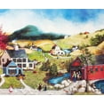 thumbnail image 2 of Linda Nelson Stocks "Day at the Village" FRAMED Art Generic, 2 of 4