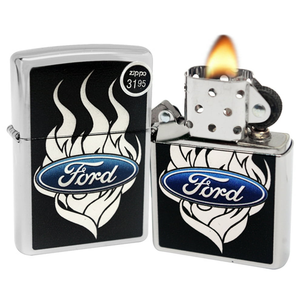 Zippo Lighters 11822 Ford Flames Windproff Lighter