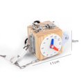 thumbnail image 2 of Busy Cube Toy Sensory Busy Board Travel Toy Juguete Educativo De Aprendizaje Para Niños Yuarrent FN006259-00, 2 of 6