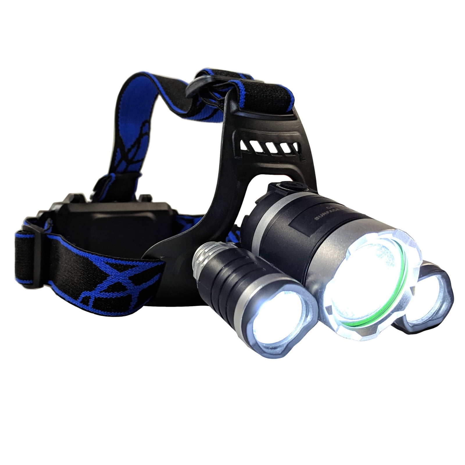 ASR Outdoor 4-Stage 30w LED Headlamp, Rechargeable 2250 Lumen Ultrabright LED Light