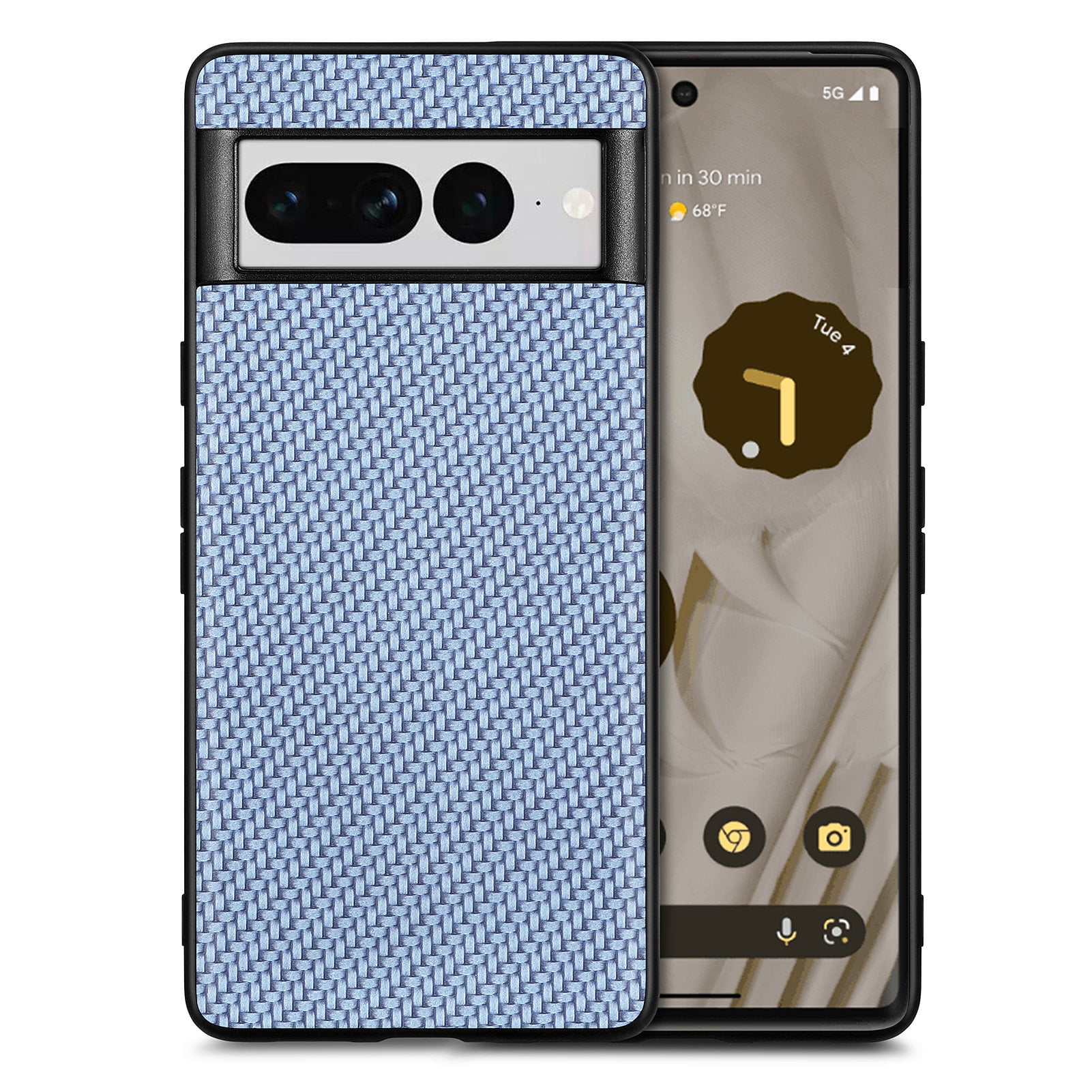  VIBECover Slim Case Compatible for Google Pixel 7, 6.3(Not 7  Pro/ 7a), Total Guard Flex TPU Cover, Thin and Light, Print in CA, Cobra  Skull : Cell Phones & Accessories