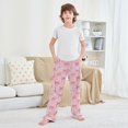 thumbnail image 6 of Cute Pink Bow Pajama Pants Soft and Lightweight Elastic Waistband Pajama Pants, 6 of 8