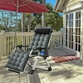 thumbnail image 2 of NAIZEA Zero Gravity Chair, Oversize Patio Chair,Lawn Chair Flolding Recliner Lounge Chair with Removable Pillow, Soft Cotton Mattress, 2 of 9