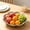 Beige, variant on AUNVITO Flower Shape Fruit Platter, Plastic Snack Candy Tray for Living Room, Lightweight Dessert Dish for Party