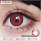 thumbnail image 1 of Lentillas cosméticas para ojos, lentes de contacto de Color rojo, negro y morado para Halloween, OVOLOOK-2pcs/par, 1 of 4