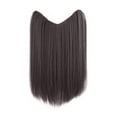thumbnail image 2 of SSKFHGI Hair Extension Long Straight Clip In One Piece Color Synthetic Hairpiece, 2 of 8