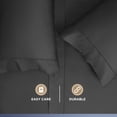 thumbnail image 5 of Martex 2-Pack King Pillowcases | 100% Supima Cotton 700TC Sateen | Charcoal Gray, 5 of 5