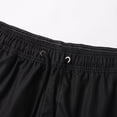 thumbnail image 7 of ibiyuan Swim Trunks Men with Boxer Mesh Liner Quick Dry Mens Bathing Suits 2 In 1 Beach Shorts Zipper Pockets High Visibility Funny Print Beach Swimwear,Black-C, 7 of 7