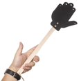 thumbnail image 2 of Fly Swatter with Stainless Steel Rivets Heavy Duty Faux Leather Fly Swatter with Wood Handle Efficient Catcher Comfortable Grip Palm Shape Insects, 2 of 8