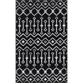 thumbnail image 2 of Unique Loom Moroccan Trellis Collection Area Rug - Mamounia (3' 3" x 5' 3" Rectangle Black/Ivory), 2 of 6