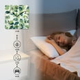 thumbnail image 4 of Square Wall Clock,Pattern Of Leaves And Vines Green With Blue Stripes,Silent Non-Ticking Wall Clock Decor for Home Office Kitchen Living Room Bedroom(14inch), 4 of 4