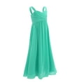 thumbnail image 2 of LiiYii Flower Girl Dress Kids Girls Sleeveless Princess Birthday Party Dress Maxi Gowns Wedding Bridesmaid Dress Mint Green 8, 2 of 9