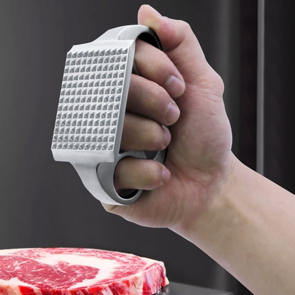 Konghyp Zincs Aluminum Alloy Steak Tenderizer, Meat Pounder, Kitchen Gadget for Tenderizing Meat, Versatile Meat Mallet Tool, Durable and Ergonomic Design for Cooking Enthusiasts
