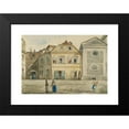 thumbnail image 2 of Emil Hütter 18x14 Black Modern Framed Museum Art Print Titled - The Executioner House in Vienna, 2 of 5