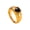 Brown, variant on Heart Rings for Women Gemstone Gold Plated Stainless Steel Simple Cute Elegant Statement Vintage Dainty Jewelry White Size 8