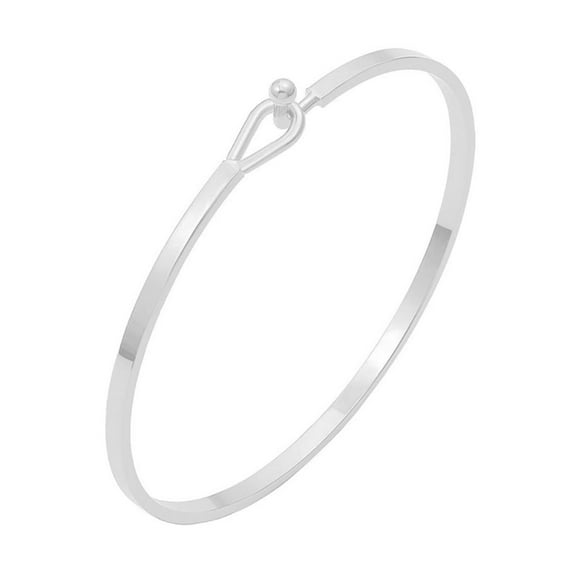 L.YY Cuff Bracelet, Silver