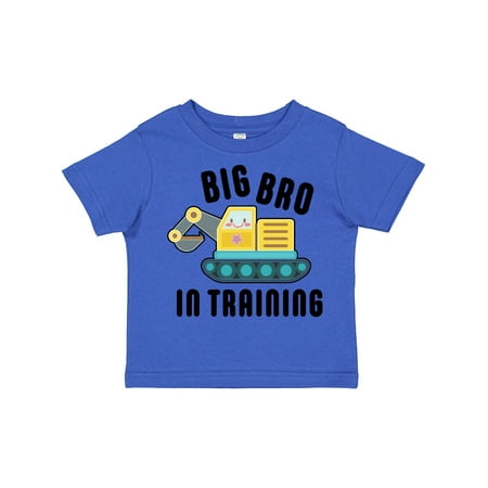 

Inktastic Big Bro in Training with Bulldozer Gift Toddler Boy Girl T-Shirt