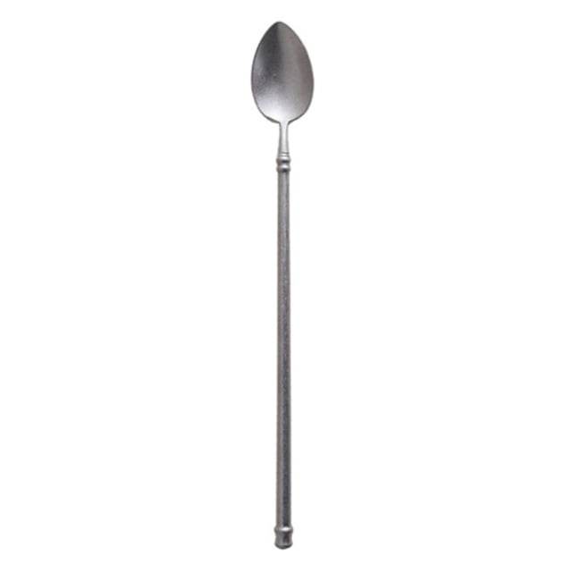 Cucharón de acero inoxidable 304 envejecido, tenedor de pastel de tres puntas, tenedor de fruta
