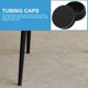 thumbnail image 4 of unbranded 16Ud Protectores Para Pies De Muebles De Tubo Plástico Negro Con Estructura Reforzada Para, 4 of 8
