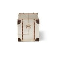 thumbnail image 4 of Baxton Studio Bechet French Industrial Silver Metal Storage Trunk, 4 of 5