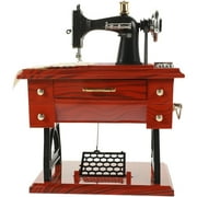 Vintage Sewing Machine Music Box Toy - Musical Model, Unique Gift for Sewing Enthusiasts and Collectors