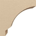 thumbnail image 3 of 6"W x 12"D x 12"H Classic Moab Rough Cedar Woodgrain TimberThane Corbel, Primed Tan, 3 of 6