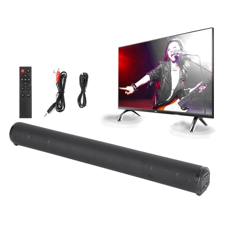 VIPQV Soundbar for Smart TV, 22 Inches Bluetooth Sound Bar with Built-in Subwoofer,3D Surround Sound System TV Sound Bar, OPT/AUX/USB Connection, TWS Function