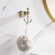 thumbnail image 3 of Crystal Towel Hook, Gold Robe Hooks, Bathroom Hand Towel Wall Hanger for Clothes Closet Wall Mounte, 3 of 5