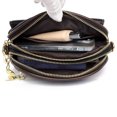 thumbnail image 2 of Bolso bandolera de cuero para mujer Bolso shopper holgado versátil de gran capacidad a la moda, 2 of 9