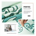 thumbnail image 5 of Subrtex Stretch Vector Floral Dining Chair Slipcover (Set of 2, Green), 5 of 6