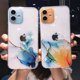 thumbnail image 5 of Funda de teléfono transparente con pintura de acuarela para iPhone 11 12 13 14 15 16 Pro Max X XR XS Max 7 8 Plus Mini, funda suave a prueba de golpes, 5 of 5