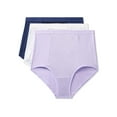 thumbnail image 4 of Warners® Blissful Benefits Women's Tummy-Smoothing Comfort Microfiber Brief 3-Pack, 4 of 5