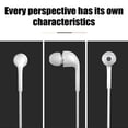 thumbnail image 4 of In-Ear Wired Sports Earphones with Mic,Lightweight 3.5 mm Stereo Earbuds,Volume Control & Sweat-Resistant Cable, 4 of 4