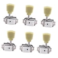 thumbnail image 2 of Las mejores 6 piezas de eléctricas, teclas de afinación de cuerdas, piezas de instrumentos musicales cerrados, bricolaje shamjiam Clavija de afinación de guitarra, 2 of 9