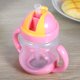 thumbnail image 5 of Taza linda del bebé de 280ML Pajita para beber Niños Niños Aprendizaje Biberón Tazas de entrenamiento Rojo, 5 of 5