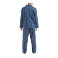 thumbnail image 2 of Hanes Mens Big & Tall Broadcloth Cotton Blend Pajama Set 41462-Medium (Navy), 2 of 2