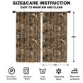 thumbnail image 2 of Blackout Kids Curtains,Grassland Camo Brown Plants Pattern Childrens Insulated Curtains Set Of 2,Bedroom Essentials,Toddler Room Decor 42"x84", 2 of 5