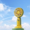 thumbnail image 7 of Portable Handheld Fan USB Rechargeable Mini Fan Student Cooling Fan Quiet Personal Fan Pocket Size Travel Dorm Office Summer Breeze Strong Airflow Pocket Cooler Commute Heat Relief Pocket Fan Pro, 7 of 7